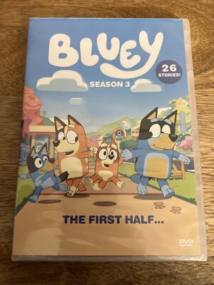 ブルーイ DVD シーズン１&２ と シーズン３ 📀 Bluey (DVD 3-DISC SET) Seasons 1 & 2 (MISSING ONE DISC