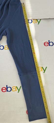 Victorias Secret Soft Cozy Hooded Blue Sweater Cardigan Small Open Front - Picture 6 of 7