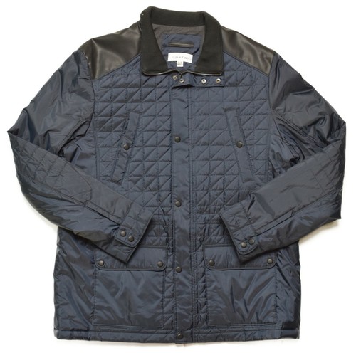 Lined Quilted Jacket Coat XL 