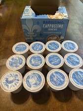 French Vanilla Cappuccino K-Cup Pods for Keurig 12 PK Barissimo Drink Mix ope