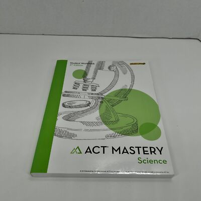 ACT MASTERY Science Student Workbook 4th Edition 2021 by MasteryPrep | eBay