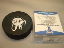 Shane Doan Signed Arizona Coyotes Hockey Puck Autographed Beckett BAS COA 1C