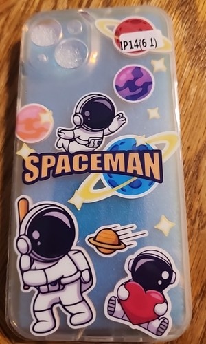 Spaceman Hülle kompatibel mit iPhone 14 und Displayschutzfolie - Bild 4 von 5