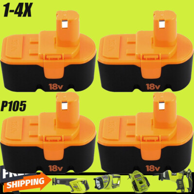 1/2Pack Replace for Ryobi 18V 18 Volt PLUS 4.5Ah NIMH Battery P100 13022 ABP1801