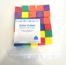 Teacher Created Resources Foam Color Cubes, 1 in, 30 Pieces