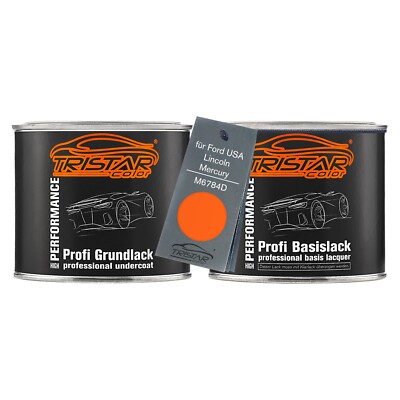 Autolack Set Dose für Ford USA Lincoln Mercury M6784D Bright Tangerine 1,0L
