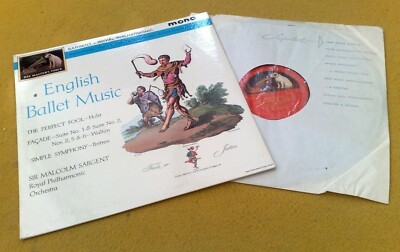 SIR MALCOLM SARGENT English Ballet Music LP Mono UK 33RPM ALP 1873