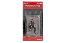 Man Gray Sit Figure Showcasts American Diorama Gentlemen Club 4 24805 1:24 2.5"