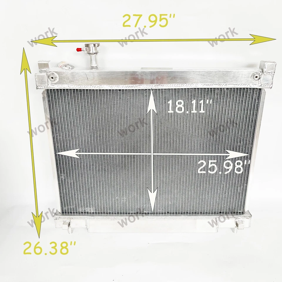 DPI2563A luminum Radiator Fit Chevy Trailblazer EXT Envoy 2002-2009 5.3L 6.0L V8 - Image 2 of 4