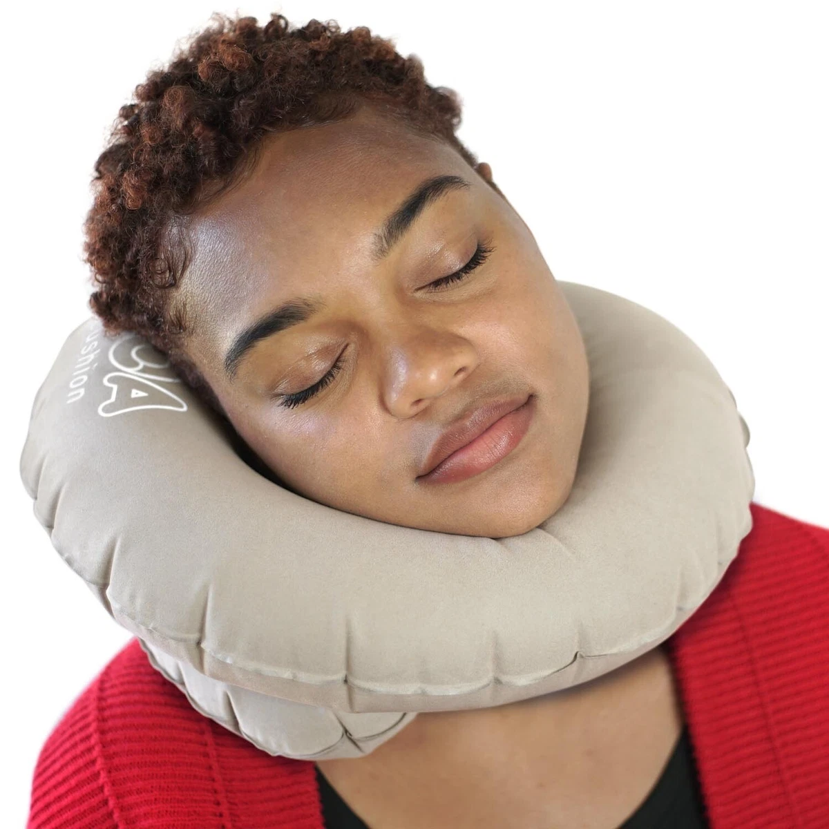 Boa Cushion Travel Pillow Inflatable 360° Support for Head, Neck, and Chin