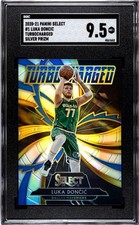 2020-21 Panini Select - Turbocharged Luka Dončić #1 Silver Prizm SGC 9.5 MINT+