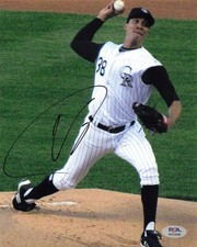 Ubaldo Jimenez Colorado Rockies Signed 8x10 Photo PSA