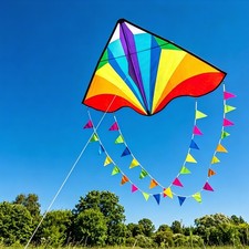 Large Delta Kite for Kids & Adults, Large Delta Kites  Giant Easy