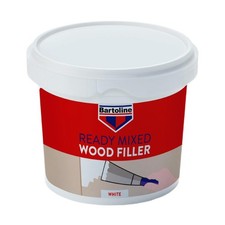 Bartoline Ready Mixed Wood Filler White Flexible Adhesion Frame Door Repair 500g