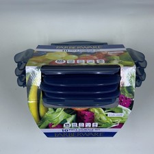 Farberware 10 Piece Plastic Rectangle 'Vented' Nesting Food