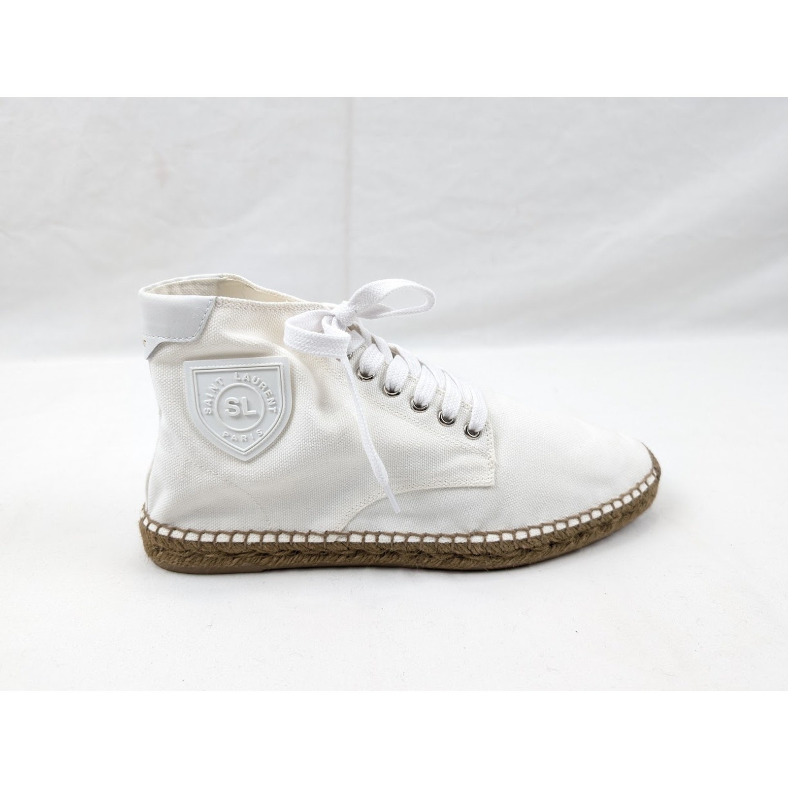 Sneakers alte Saint Laurent Paris Damon in bianco sporco bianco Opti nuove con etichette 44