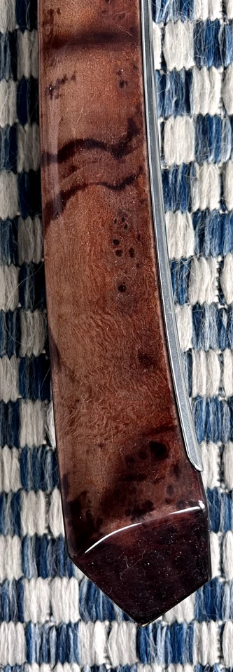 07-13 Juego de 2 molduras de panel de puerta de nogal rebabas AMG Mercedes W221 S550 S600 S63 OEM Foto 2 de 4