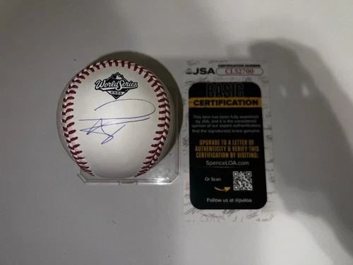 Hyeseong Kim Signed Official 2025 World Series Baseball LA Dodgers JSA Auth
