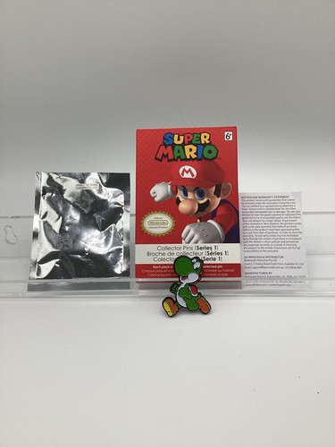 Nintendo Super Mario Series 1 Collector Pins Yoshi Open Box - Bild 1 von 3