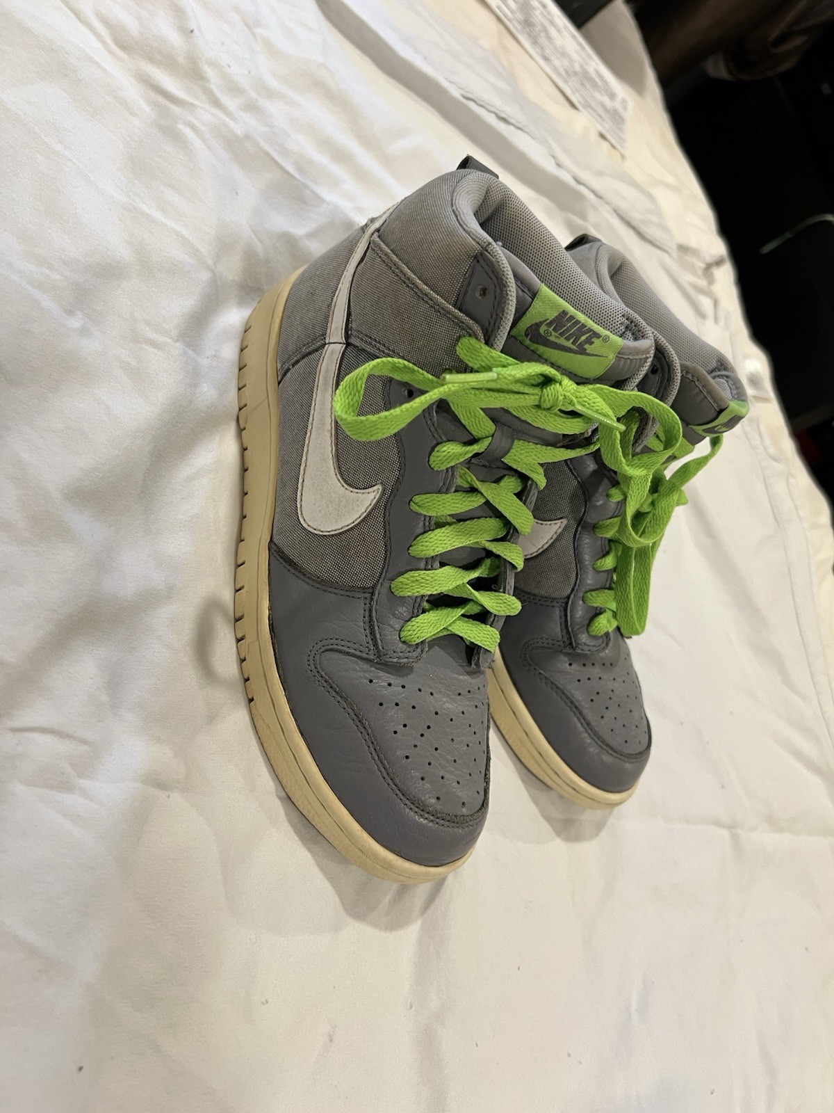 Nike Dunk High Wolf Grey Size 9.5 - image 1