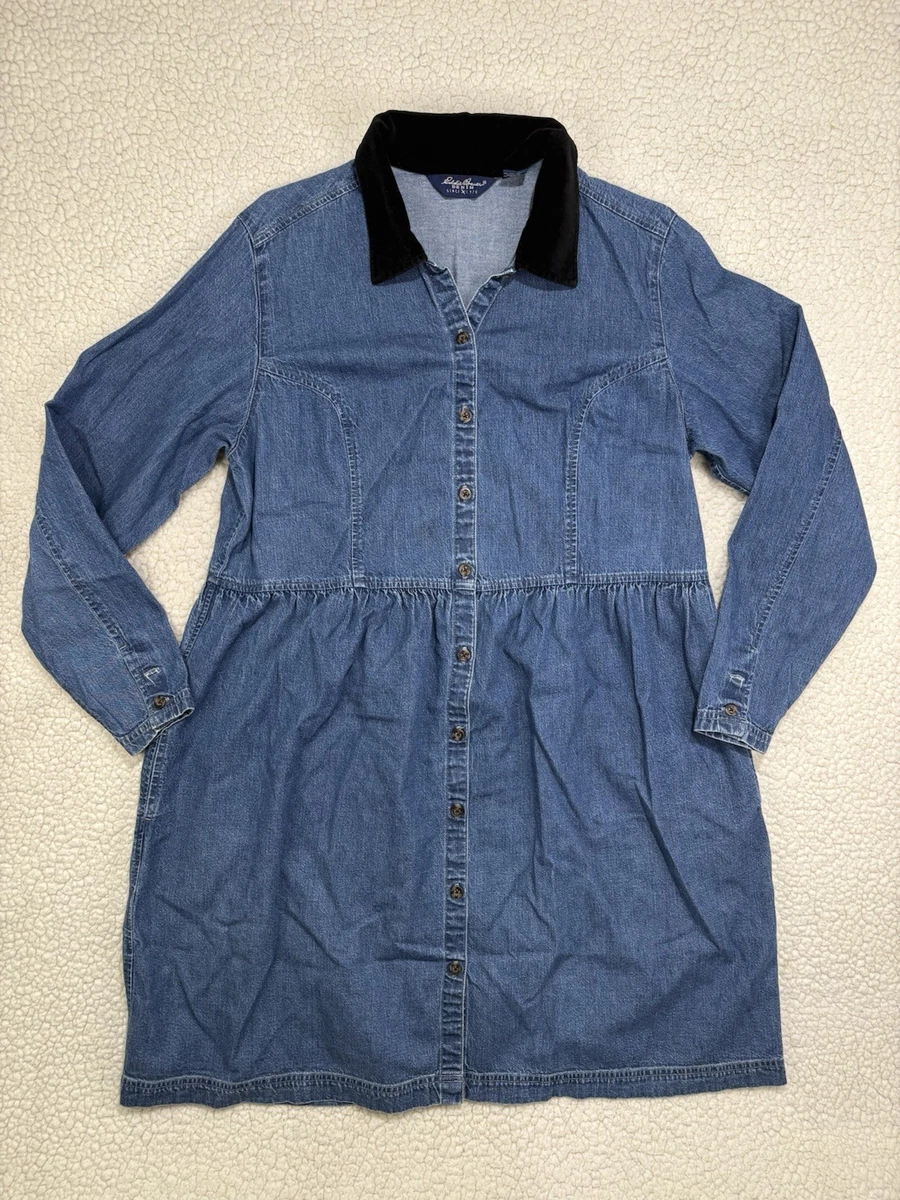 Eddie Bauer Knee Length Denim Dresses for Women for sale | eBay