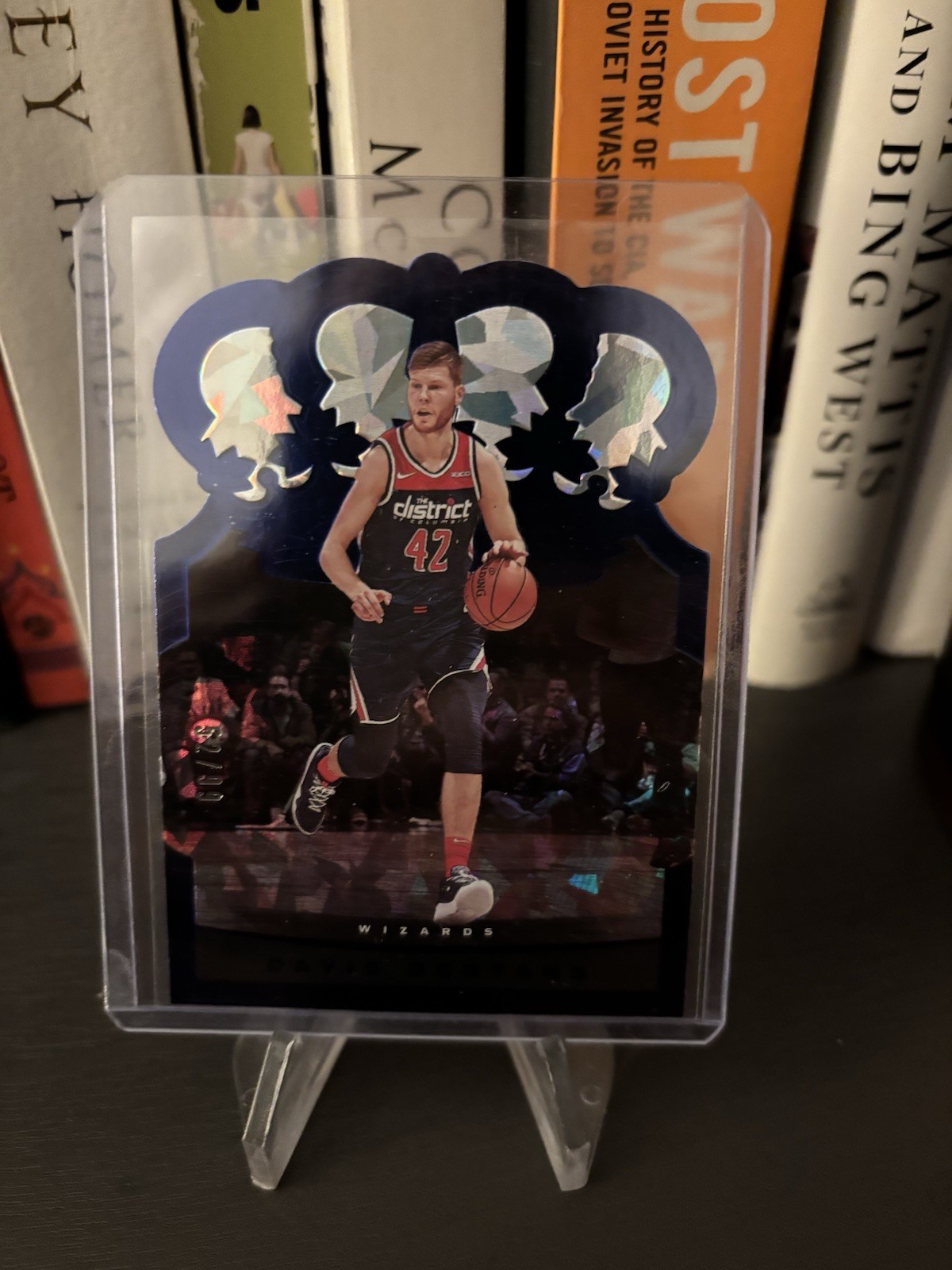 2020-21 Panini Crown Royale - Davis Bertans #64 Crystal Blue /99