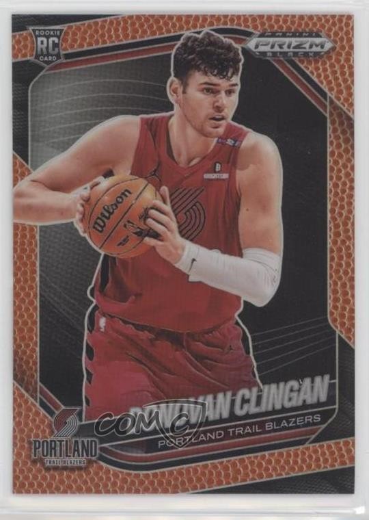 2024-25 Panini Prizm Black Basketball Prizm 61/225 Donovan Clingan #131 0ch