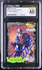 Steve Atwater Signed 1994 Coca-Cola Monsters of the Gridiron CGC AU JSA 10 Auto