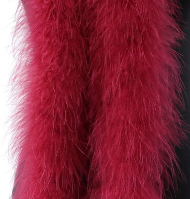 2 Yards Fluffy Marabou Feather Boa for Crafts Wedding Party Christmas Tree Decor
