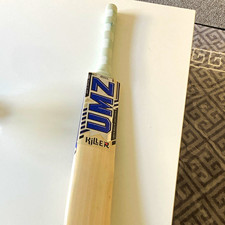 MB Malik UMZ Killer Cricket Bat Short Handle Harrow size Huge Bow Blue/White