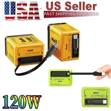 2 In 1 GaN Charger Scalable 120W Max Fast Charger Module With Type C & USB Ports