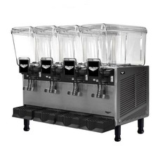 Vollrath VBBD437F 3 gal Refrigerated Four Tank Beverage Dispenser