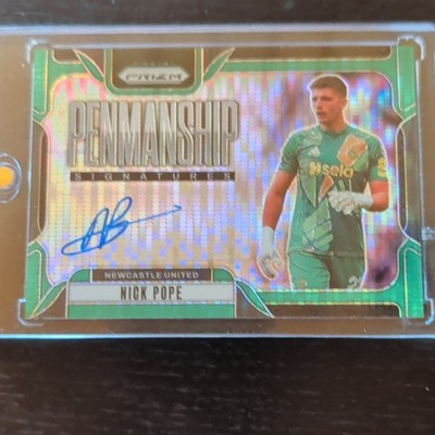Panini Prizm Premier League 2024-25 Fußball Nick Pope Penmanship Auto #P-Np