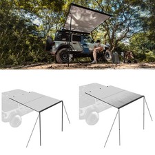 6.6ft x 6.6ft Car Side Awning Truck Rooftop Tent Sunshade for Jeep SUV Truck Van