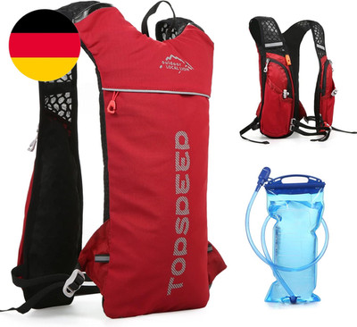 Lixada Leichter Trinkrucksack, 5 L, Laufrucksack, Trinkrucksack, Wasserdicht Und