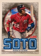2021 Topps Juan Soto HIGHLIGHTS SP Numbered /70 Platinum Anniversary #JSH7 HOF