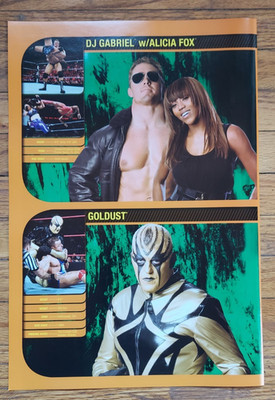 DJ GABRIEL ALICIA FOX GOLDUST WWE WORLD WRESTLING ENTERTAINMENT MAGAZINE AD