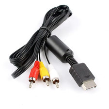 RCA to AV Video Audio TV Scart Cable Lead for PS1 PS2 PS3 Playstation Console