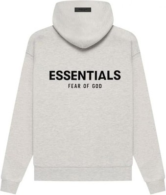 Fear Of God Essentials Light Oatmeal Hoodie Authentic Size XL NWT