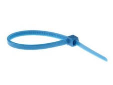 8", 50 lb. Blue Cable Ties - pack of 100 