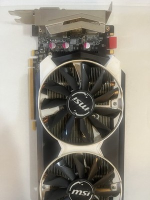 MSI GeForce GTX 970 PCIe x16 8-Pin Dual Fan HDMI DP DVI Multi-Monitor