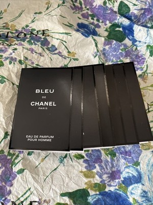 7X Bleu de Chanel Paris Eau de Parfum 1.5ml/.05oz Each NIB