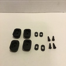 4 Underwood-Olivetti Studio 44 Typewriter Feet-Black-Free Shipping  thumbnail