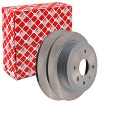 2X FEBI BREMSSCHEIBEN Ø258mm HINTEN PASSEND FÜR CHEVROLET LACETTI NUBIRA DAEWOO