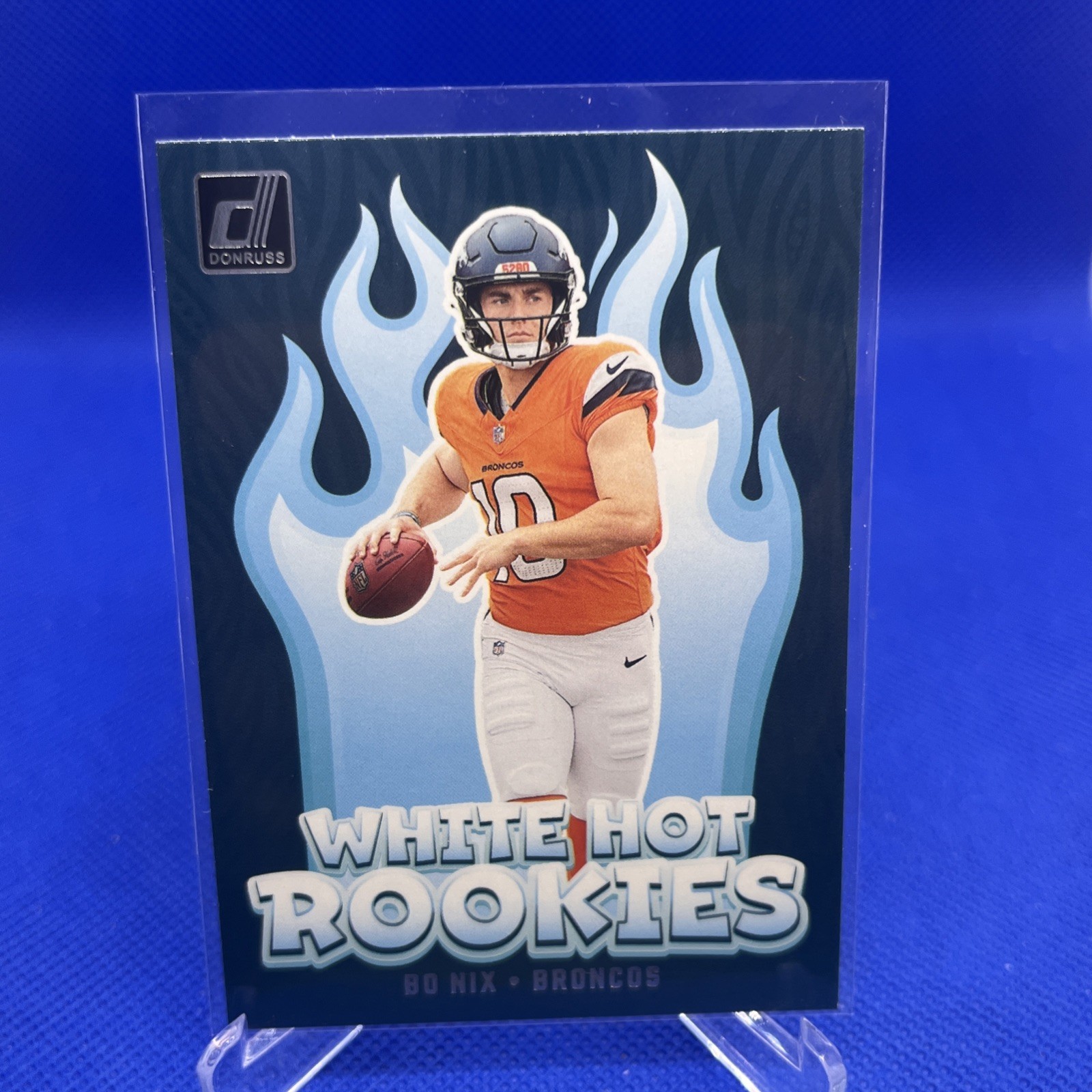 2024 Donruss Bo Nix WH9 Broncos White Hot Rookies