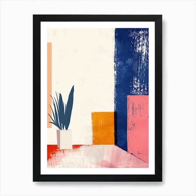 A Retro Prelude To Stellar Horizons Gerahmtes Wandbild Poster Leinwanddruck Bild