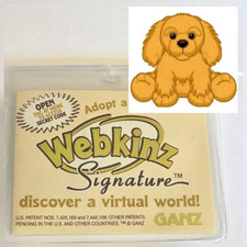 Webkinz Signature Cocker Spaniel Unused Code Physical Tag Ships No Plush WKS1003