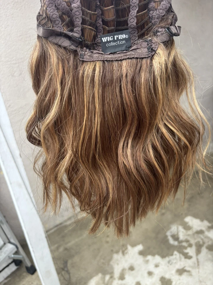 Human Hair Adele by Wig Pro Auburn Copper Color Red Tone New Condition - Image 4 of 4