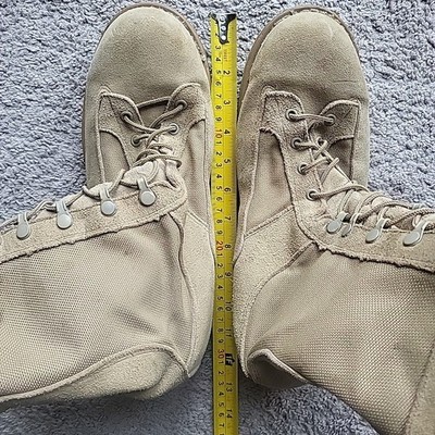 Addison Tactical Boots Mens 12 Coyote Desert Tan Vibram Sole  display picture 2