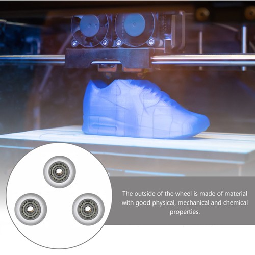 3 Pcs 3D-Drucker-V-Wheel-Zubehör Rad Riemenscheibe Kleines Riemenrad - Bild 7 von 12
